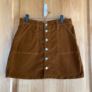 Corduroy skirt